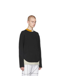 A-Cold-Wall* Black Overlock Long Sleeve T Shirt