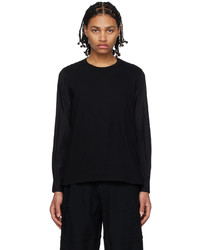 Black Comme Des Garçons Black Paneled Long Sleeve T Shirt