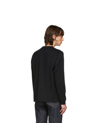 Beams Plus Black Pocket Long Sleeve T Shirt
