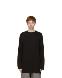 A-Cold-Wall* Black Reversed Seam Long Sleeve T Shirt