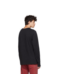 Helmut Lang Black Standard Long Sleeve T Shirt