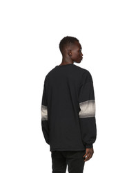 Remi Relief Black Striped Long Sleeve T Shirt