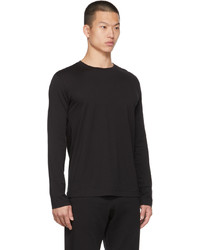 Dries Van Noten Black Supima Cotton Long Sleeve T Shirt