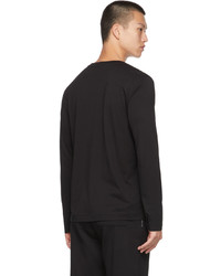 Dries Van Noten Black Supima Cotton Long Sleeve T Shirt