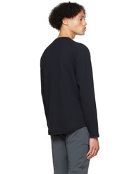 GOLDWIN Black Thermal Long Sleeve T Shirt