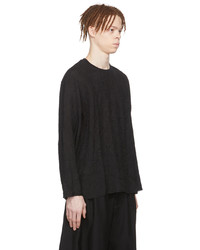 Song For The Mute Black Viscose Sweatshirt