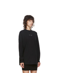 1017 Alyx 9Sm Black Visual Logo Long Sleeve T Shirt