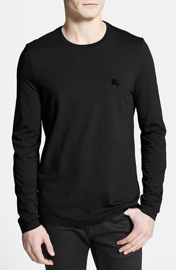 Burberry Brit Newing Long Sleeve T Shirt Black X Large, $89 | Nordstrom |  Lookastic