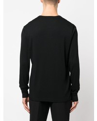 Tom Ford Button Placket Long Sleeved T Shirt