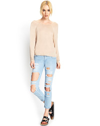 Forever 21 Cowl Back Knit Top