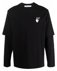 Off-White Degrad Arrows Logo Print Layered T Shirt