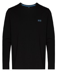 BOSS Embroidered Logo Long Sleeve T Shirt
