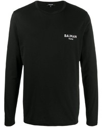 Balmain Embroidered Logo T Shirt