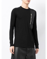 Rick Owens Level Chest Pocket Cotton T Shirt