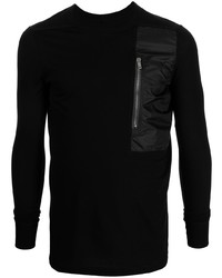 Rick Owens Level Chest Pocket Cotton T Shirt