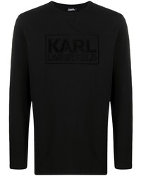 Karl Lagerfeld Logo Long Sleeve Top