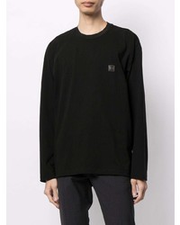 Solid Homme Logo Print Long Sleeve T Shirt
