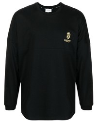 BAPE BLACK *A BATHING APE® Logo Print Long Sleeve T Shirt