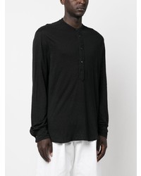 Aspesi Long Sleeve Linen T Shirt