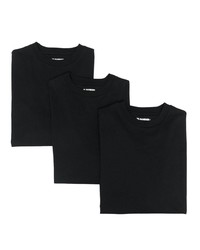 Jil Sander Long Sleeve Logo Patch T Shirt