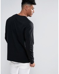 Asos Long Sleeve T Shirt With Sequin Vibes Text