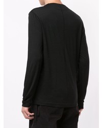 Transit Long Sleeved Buttoned Collar T Shirt