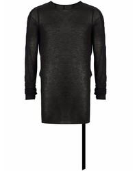 Rick Owens Long Sleeved Cotton T Shirt