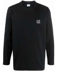 C.P. Company Long Sleeved Embroidered Logo Top
