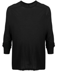 Rick Owens Long Sleeved Semi Sheer T Shirt