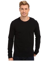 Calvin Klein Jeans Ls Mixed Media Waffle Pullover