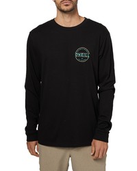 O'Neill Matapalo Long Sleeve Graphic Tee In Black At Nordstrom
