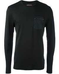 Michael Kors Michl Kors Zipped Pocket Longsleeved T Shirt