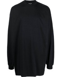Balenciaga Mock Neck Long Sleeve T Shirt