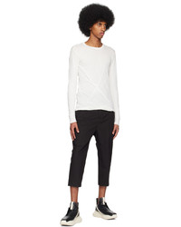 Rick Owens Off White Double Long Sleeve T Shirt
