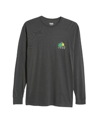 Vans Palm Triangle Washed Long Sleeve Graphic Tee In Black At Nordstrom