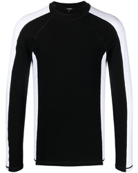 Balmain Panelled Long Sleeve T Shirt