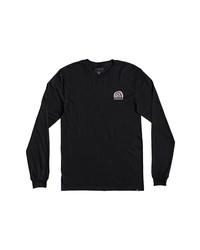 Quiksilver Quiks Groove Long Sleeve Graphic Tee In Black At Nordstrom