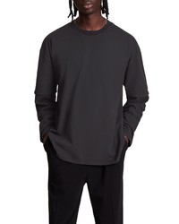 AllSaints Reid Long Sleeve Crewneck Organic Cotton T Shirt