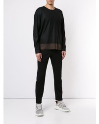 Attachment Relaxed Fit Long Sleeved T Shirt
