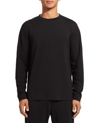 Theory Rider Long Sleeve T Shirt In Black At Nordstrom