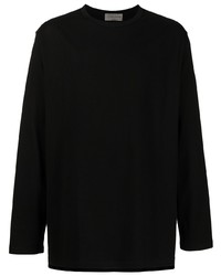 Yohji Yamamoto Round Neck Long Sleeve T Shirt