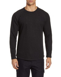 Acyclic Slim Fit French Terry Long Sleeve T Shirt