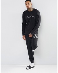 Calvin Klein T Shirt Long Sleeve Comfort Cotton In Slim Fit