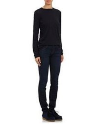 Proenza Schouler Tissue Weight Long Sleeve T Shirt Black