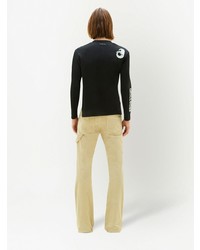 Courrèges Twist Detail Long Sleeve T Shirt