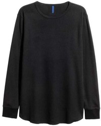 H&M Waffled Long Sleeved T Shirt
