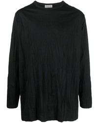 Yohji Yamamoto Wrinkled Long Sleeve T Shirt