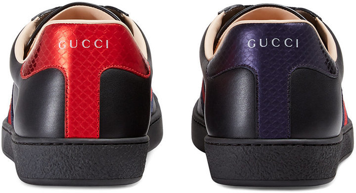 Gucci Ace Embroidered Low Top Sneaker, $680, farfetch.com