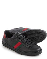 Gucci Ace Low Top Sneakers Leather