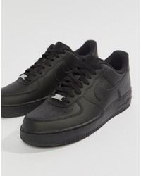 Nike Air Force 1 07 Trainers In Black 315122 001